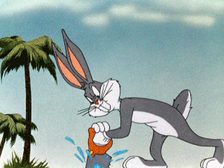 Bugs Bunny Cutting Off Florida