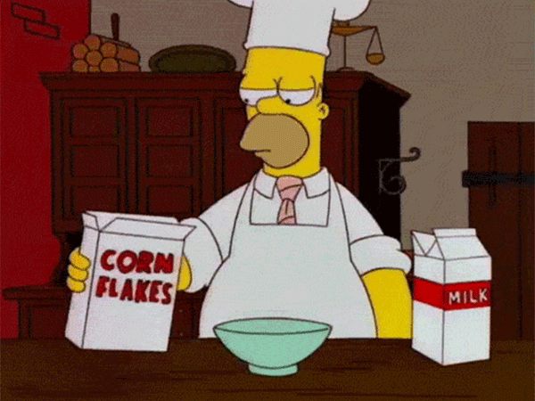 Cereal Fail (Homer Simpson)