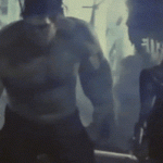 Hulk Punches Thor (Avengers)