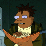 Hermes Eating Popcorn (Futurama)