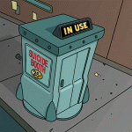 Suicide Booth In Use (Futurama)