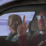 Smiling Middle Finger (National Lampoon’s Vacation)