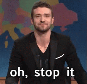 Oh Stop It Justin Timberlake Reaction GIFs Oh Stop It Justin Timberlake Reaction GIFs